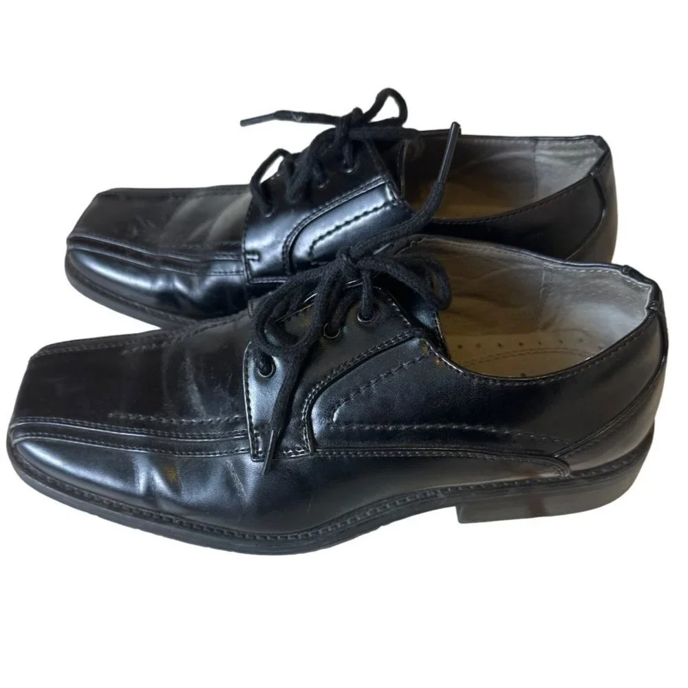 Boys Stacy Adams Dress Shoes Size 4M Black Size 4M Sku 2548